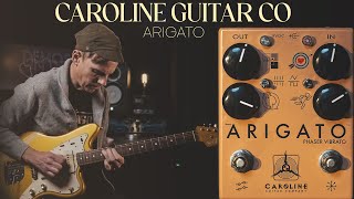 Video thumbnail for Caroline Guitar Co Arigato Phaser Vibrato // Guitar Pedal Demo by Demos In The Dark