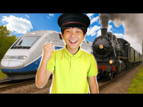 Yejun's Train for Kids Family Trip with Train Museum & Real Train