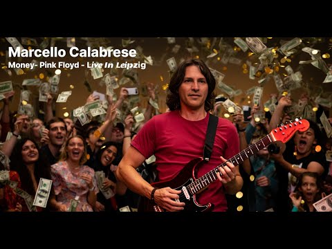 Awesome Guitar Talent Marcello Calabrese Plays Money (Pink Floyd cover's) In Leipzig.
