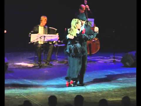  Maria Rivarola  and  Carlos Rivarola  are  dancing  at  White Nights tango festival  in  2009