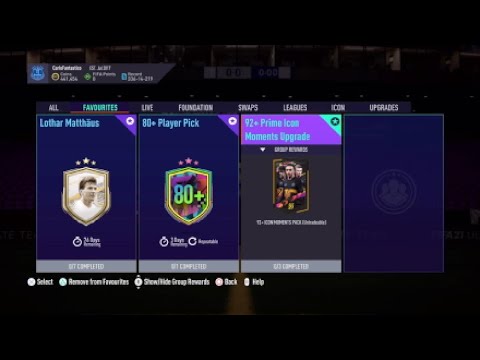 OPENING MY 92+ PRIME ICON MOMENTS PACK