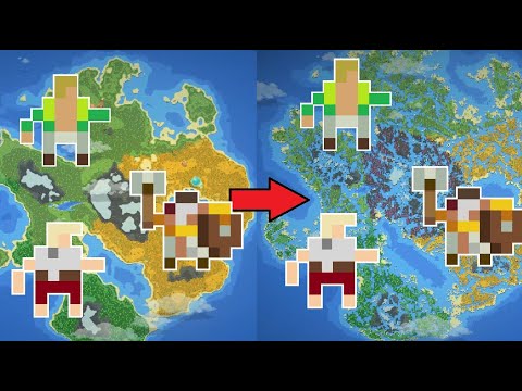 Desperate Kingdoms Fight Over A Shattered World! - WorldBox