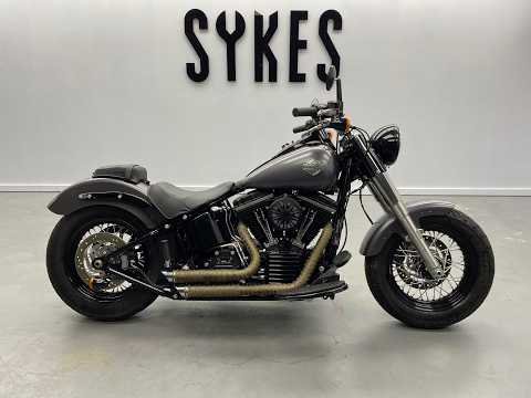 2014 Harley-Davidson FLS Softail Slim in Charcoal Denim