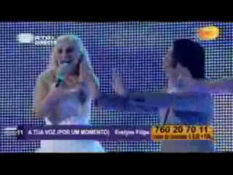 Festival da Canção 2010  Semifinal 1    Evelyne Filipe   A Tua Voz Por Um Momento