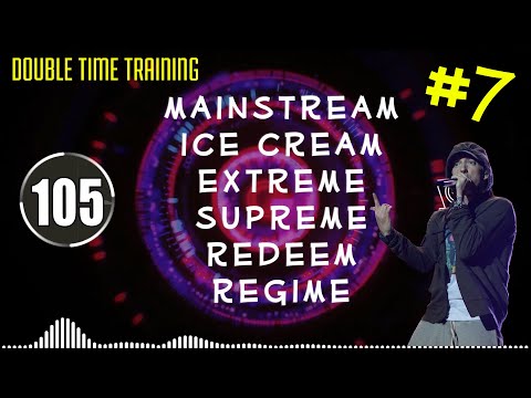 DOUBLE TIME TRAINING #7 - Freestyle Battle Beat Training - Rap Beat for Improvising with Words