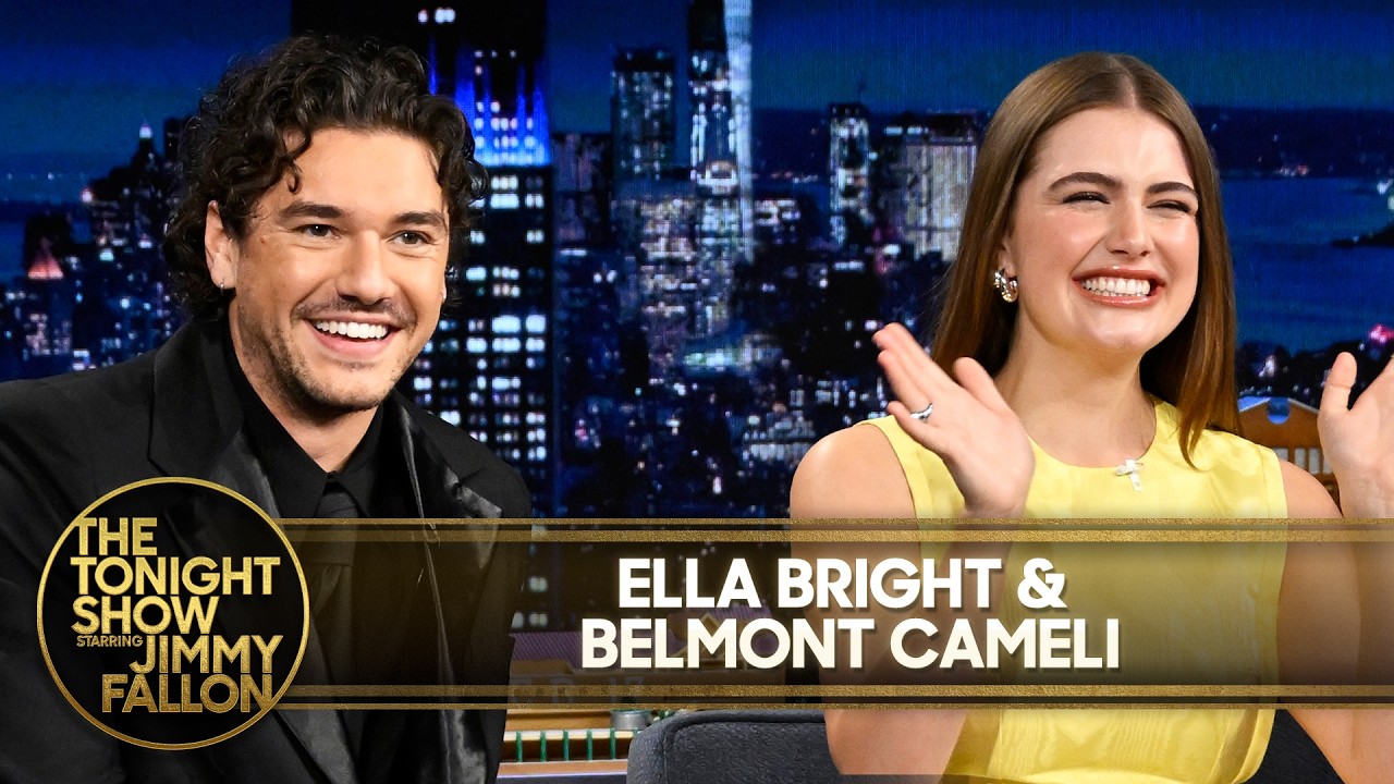 Ella Bright and Belmont Cameli Do an Off Campus-Inspired Sexy Little Dance with Jimmy | Tonight Show