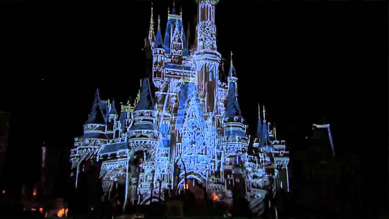 Let the Memories Begin - Cinderella Castle Projection test