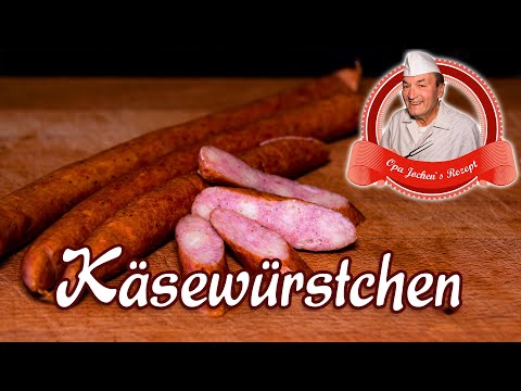 Delikatess-Käsewürstchen selber machen - Opa Jochens Rezept