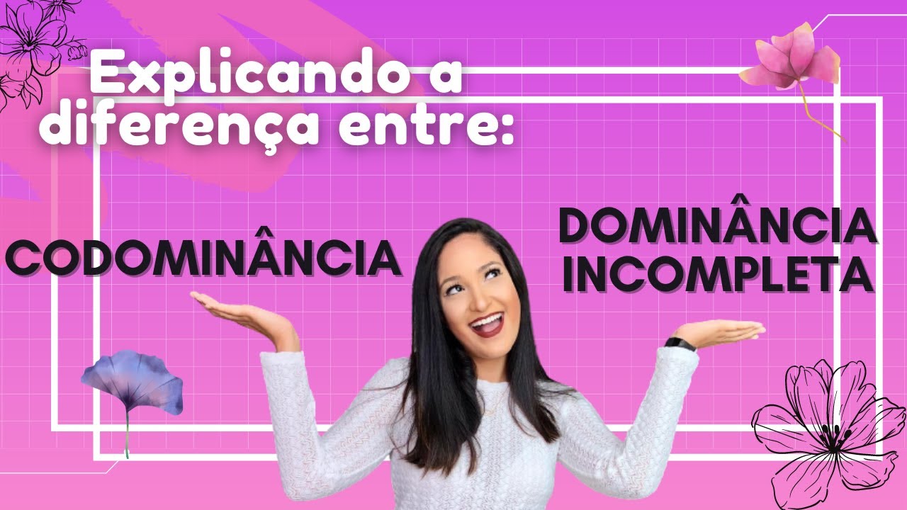 DOMINÂNCIA INCOMPLETA E CODOMINÂNCIA - Comportamentos não previstos por Mendel | Thaís Magalhães