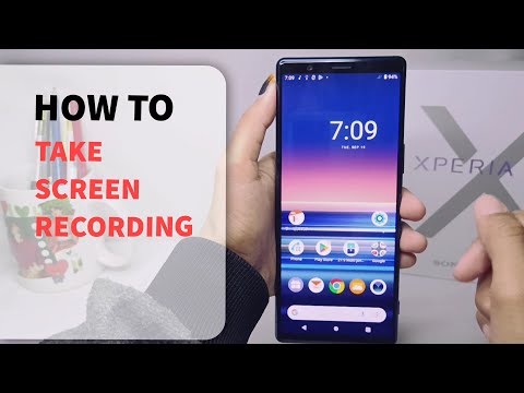 How To Do Screen Recording On Sony Experia  |  How To Screen Record On Xperia