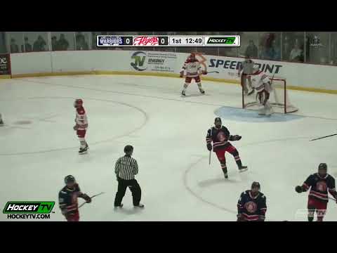 Stratford Warriors - Cole Lewis PO3 (Luke Fritz, Hunter Nagge) FG vs Leamington Flyers