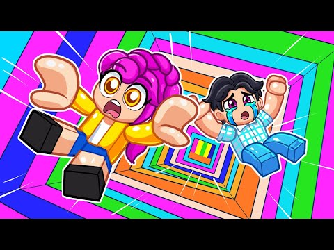 Rumi & Jinu CANT STOP FALLING in ROBLOX! (Kpop Demon Hunters)