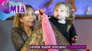 How To: Make a Volcano Easily at Home - Simple DIY Volcano with Mia!