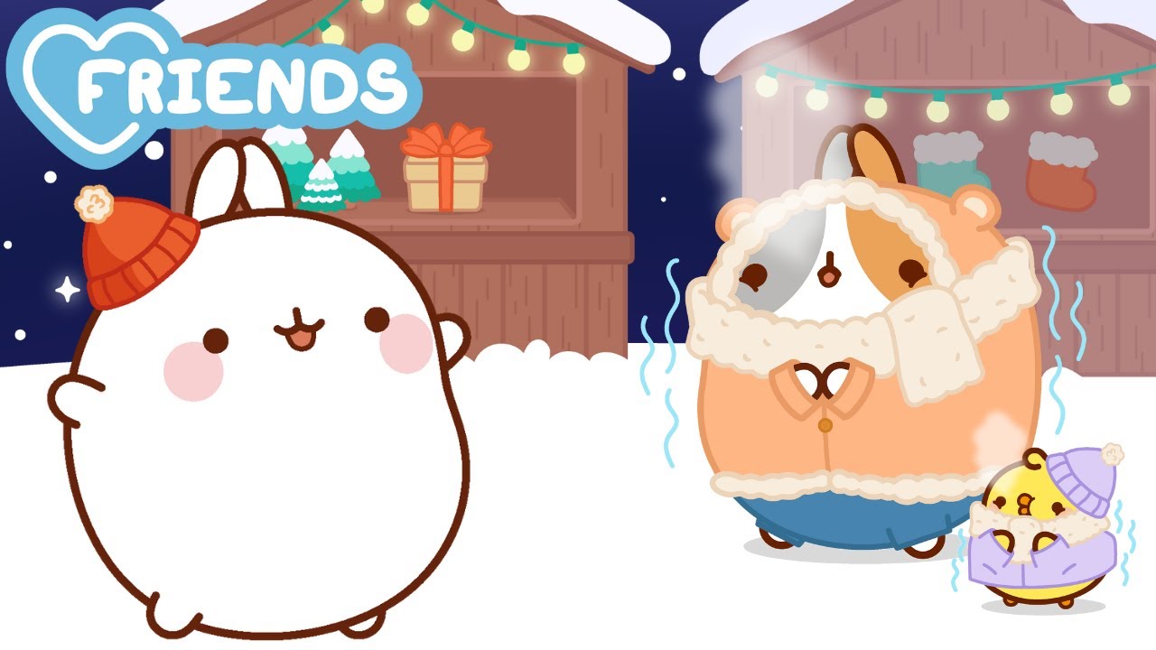 Christmas Market Magic! ✨🍪 Molang’s Cutest Holiday Adventure