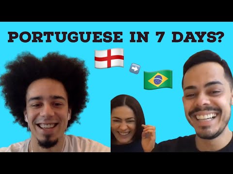 How Much Portuguese Can I Learn in 7 DAYS?