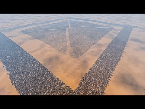 ARCHERS SURROUNDED BY 25.000 T-REX - Ultimate Epic Battle Simulator 2 UEBS 2