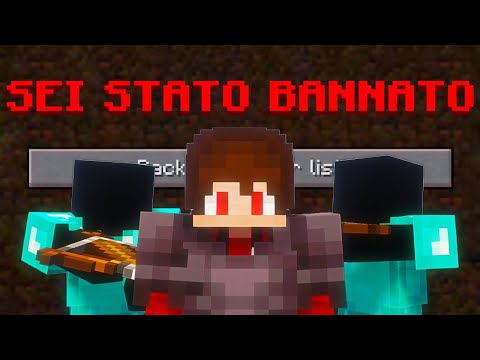 SONO STATO BANNATO dal SERVER PIÙ PERICOLOSO di MINECRAFT..