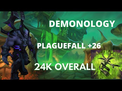 9.2 Shadowlands Demonology Warlock Plaguefall +26