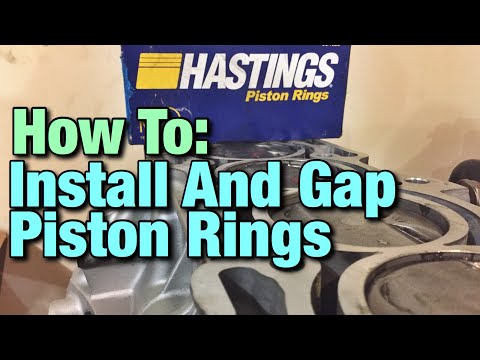 How To Install And Gap New Piston Rings