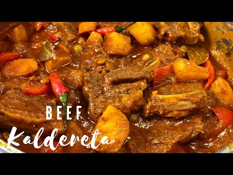 Beef Kaldereta Klasik Filipina