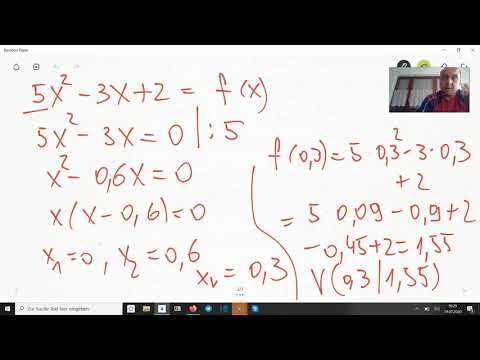 Решение примеров и второй способ вычисления точки изгиба с помощью дополнения квадрата