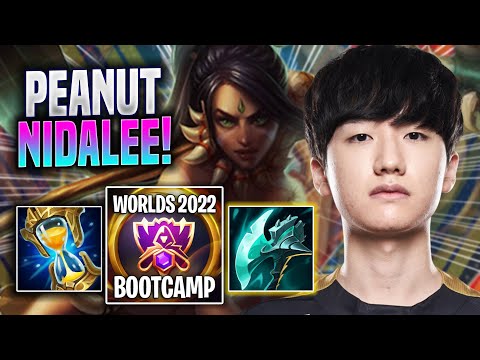 PEANUT DESTROYING WITH NIDALEE! - GEN Peanut Plays Nidalee JUNGLE vs Vi! | Bootcamp 2022