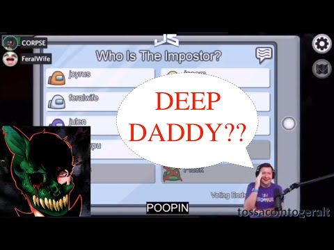 everyone simping over CORPSE HUSBAND (among us) - YouTube