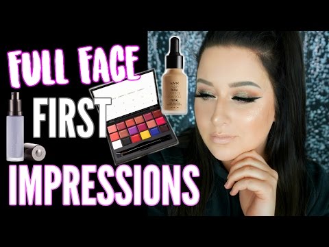 FULL FACE Using NEW Products!! Video