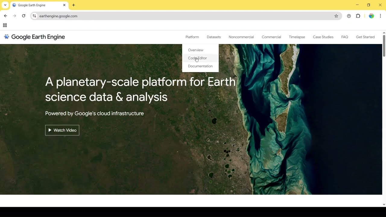 Sign Up for Google Earth Engine: Project Creation, Enable GEE API & Non-Commercial Eligibility Check