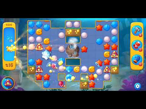 fishdom level 4314 / niveau 4314 full auto-booters