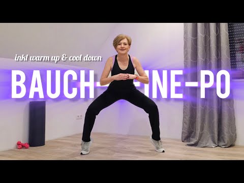 Bauch-Beine-Po // 33 MIN // warm up + cool down // пресс-ноги-ягодицы