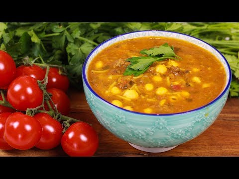Moroccan Harira Soup for Breaking the Fast - Ramadan with CookBakery