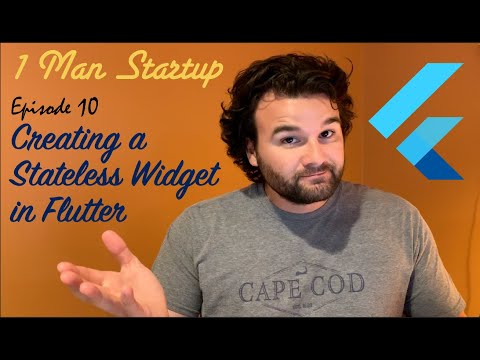 (Ep10) Flutter Basics: How to Create a Stateless Widget and Use External Packages in Flutter