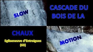 preview picture of video 'Slow motion - Ralenti - Cascade du Bois de la Chaux, Egliseneuve (63)'