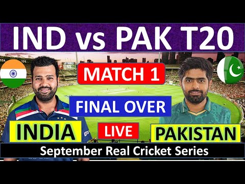 LIVE: India vs Pakistan T20 Match Live | FINAL OVER | IND vs PAK T20 Match Live | Real Cricket