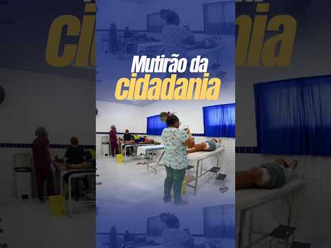 Mutirão de saúde e cidadania realizado em Penalva fiscalizado por Hildo Rocha