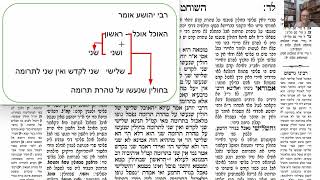 דף יומי מסכת חולין דף לה Daf yomi Masechet Chulin page 35  ע"י יוני גוטמן (שיעורי הדף היומי ב-20 דקות – מועבר ע"י ר' יוני גוטמן – לעילוי נשמת אביו ר' אלימלך צבי (צביקה) גוטמן ז"ל) - התמונה מוצגת ישירות מתוך אתר האינטרנט יוטיוב. זכויות היוצרים בתמונה שייכות ליוצרה. קישור קרדיט למקור התוכן נמצא בתוך דף הסרטון