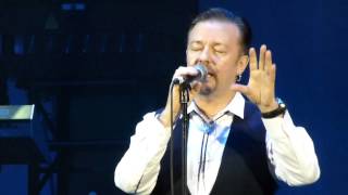 David Brent - Lady Gypsy - Ricky Gervais at Hammersmith Eventim Apollo 19 December 2013