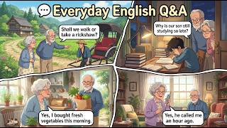 Everyday English Q&A 💬| Beginners English | Daily English Sentences | English Talk 🗣️ Spoken English