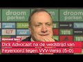 Advocaat na monsterscore Feyenoord: 'Het liefst spelen we elke week zo'