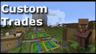 How To Make Your Own Custom Villager Trade/Shop For 1.8