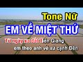 Download Karaoke Em Về Miệt Thứ Tone Nữ Nhan K. Mp3 Song