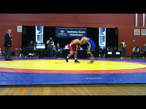 Ali Abdo Wrestling - Commonwealth Championships 2011 84KG Freestyle Quarter Final