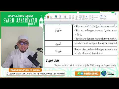 Jazariyyah Level 3 Sesi 11B