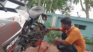 KTM RC390 chain lubi