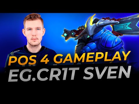 Sven Support Pos 4 by EG.Cr1t | Full Gameplay Dota 2 Replay