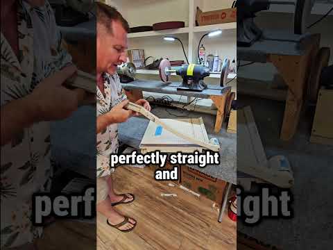 Part of a video titled How to Sharpen a Paper Cutter - YouTube