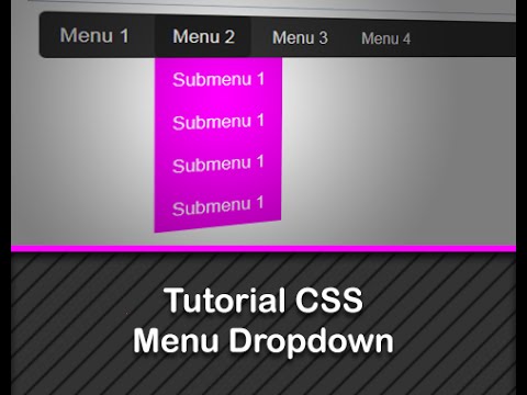 Membuat Menu Dropdown Horizontal Simple Menggunakan CSS | Pintar Web Design