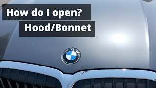 Learn How to open a 2020 BMW hood/bonnet by yourself
