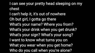 Chase Rice - What&#39;s Your Name (Lyrics on Screen)